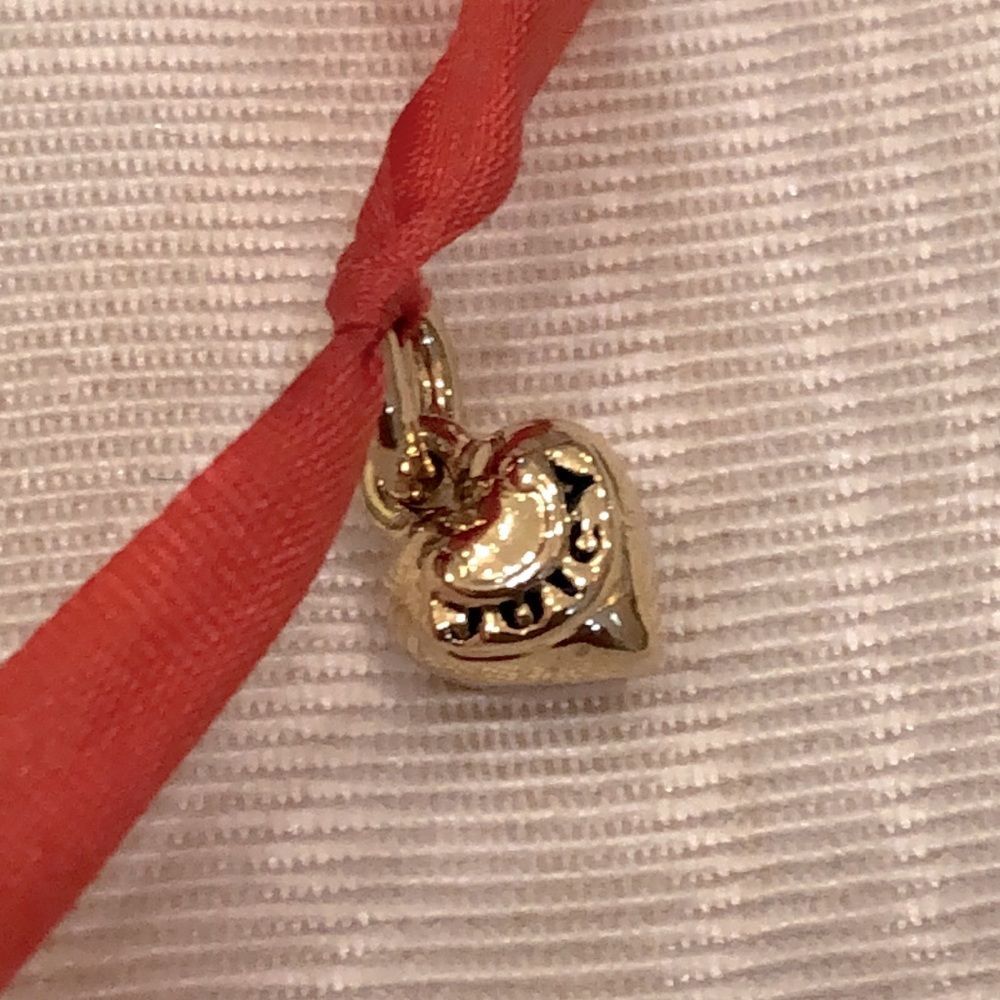 NWT Juicy Couture Ribbon Charm Necklace - Picture 13 of 14
